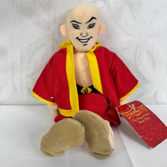 5 for $25| Warner Bros Bean Bag Plush The King and I King of Siam 10" (1998) NWT - Picture 11 of 11